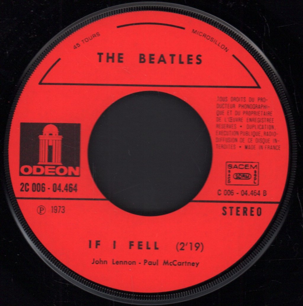 Beatles - And I Love Her / If I Fell - 7 Inch