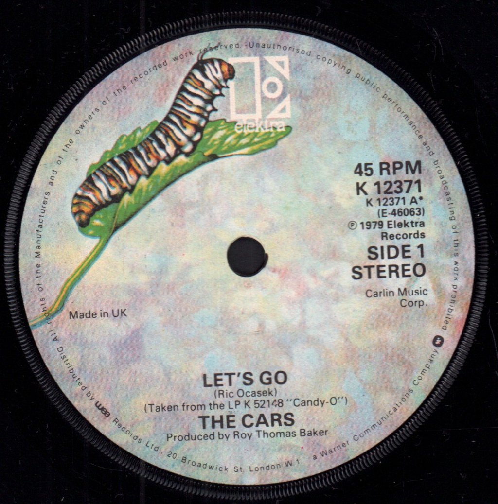 Cars - Let's Go - 7 Inch