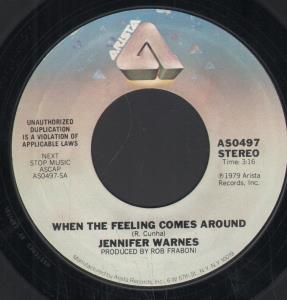 Jennifer Warnes - When The Feeling Comes Around - 7 Inch