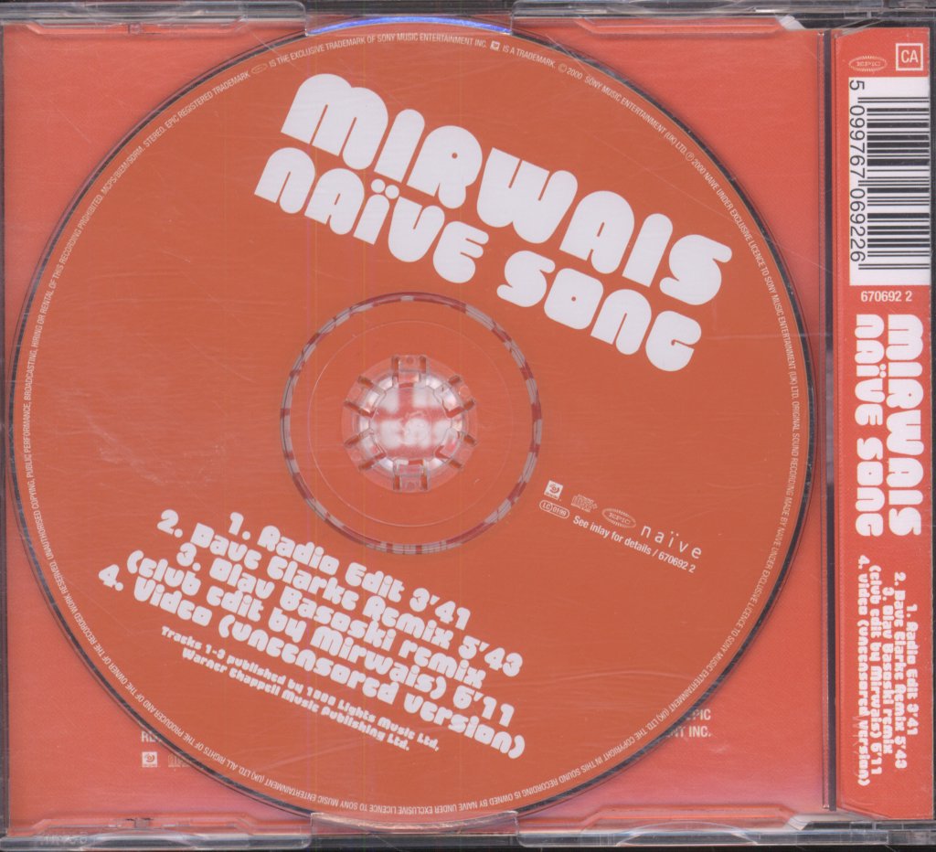 Mirwais - Naïve Song - Cd