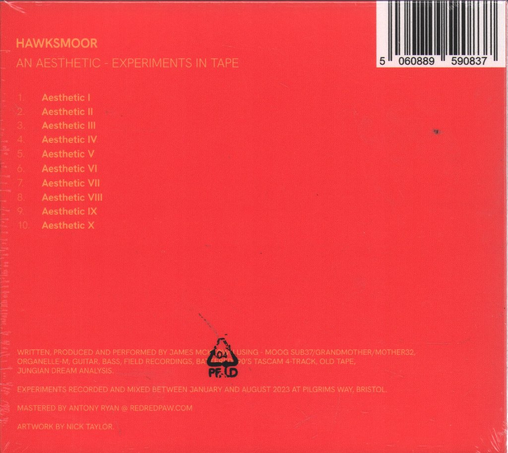 Hawksmoor - An Aesthetic - Experiments In Tape - Cd