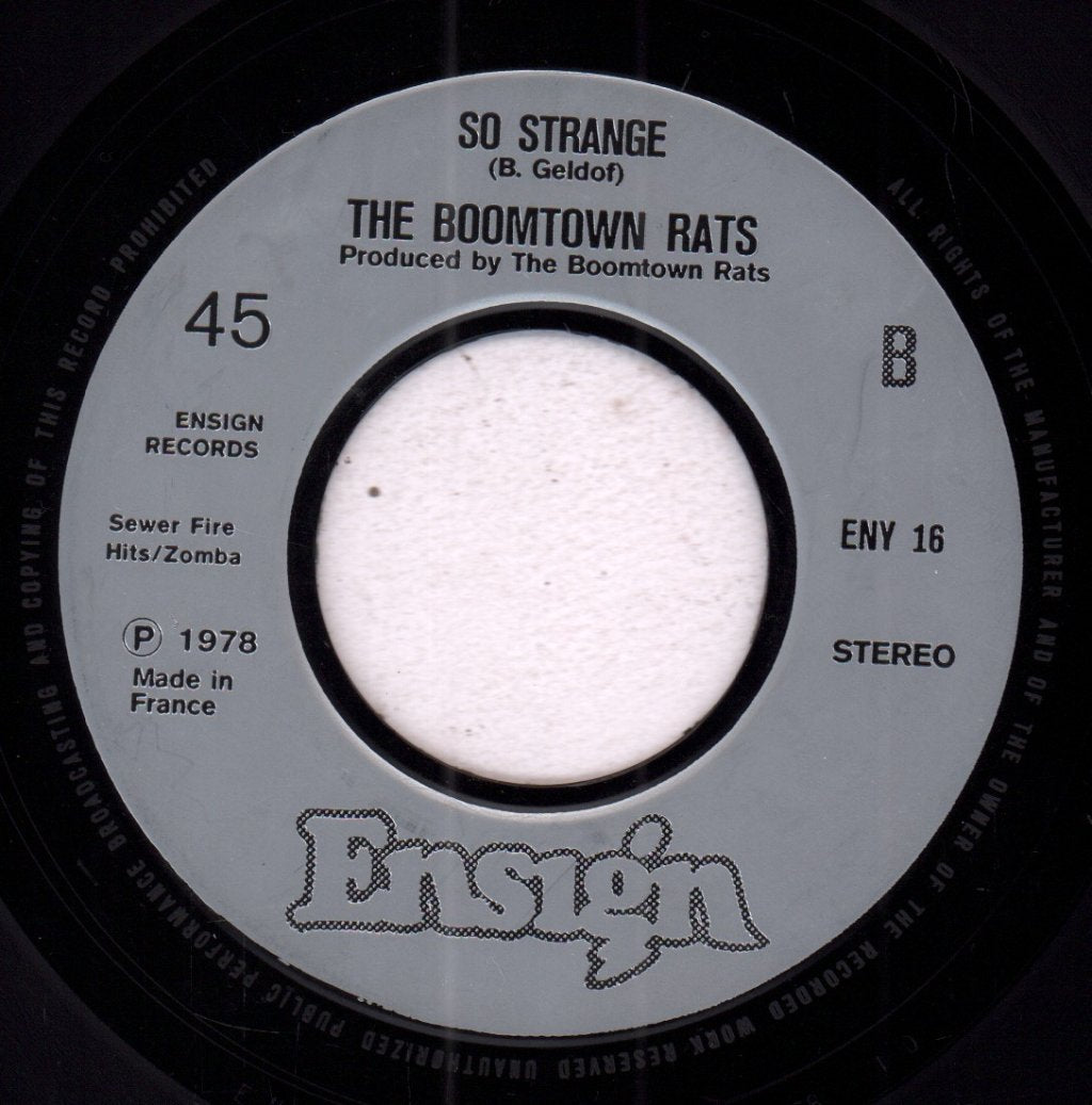 Boomtown Rats - Rat Trap - 7 Inch
