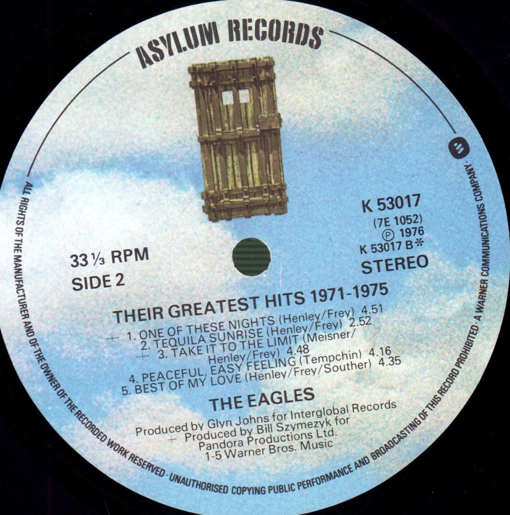 Eagles - Their Greatest Hits 1971-1975 - Lp