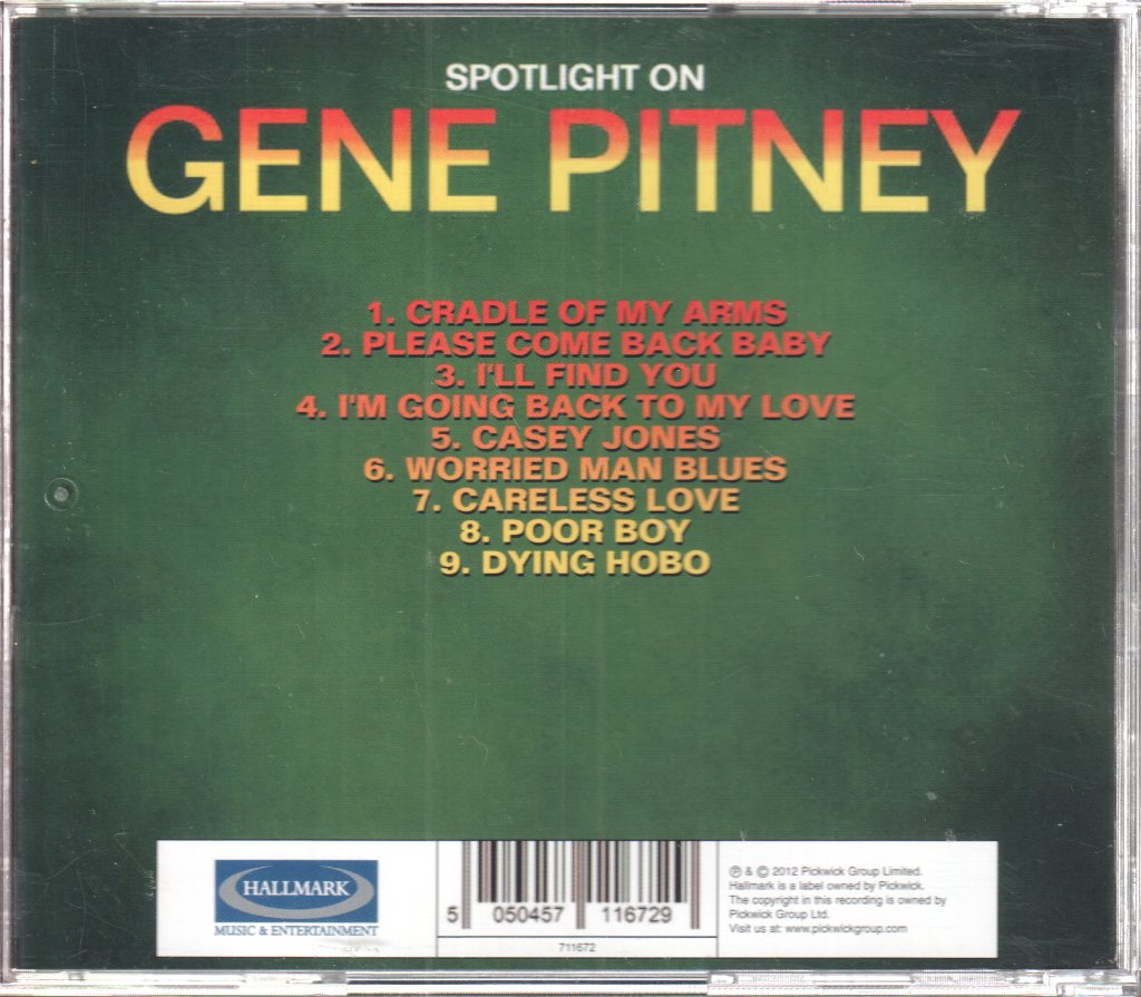 Gene Pitney and the Newcastle Trio - Spotlight On Gene Pitney & The Newcastle Trio - Cd