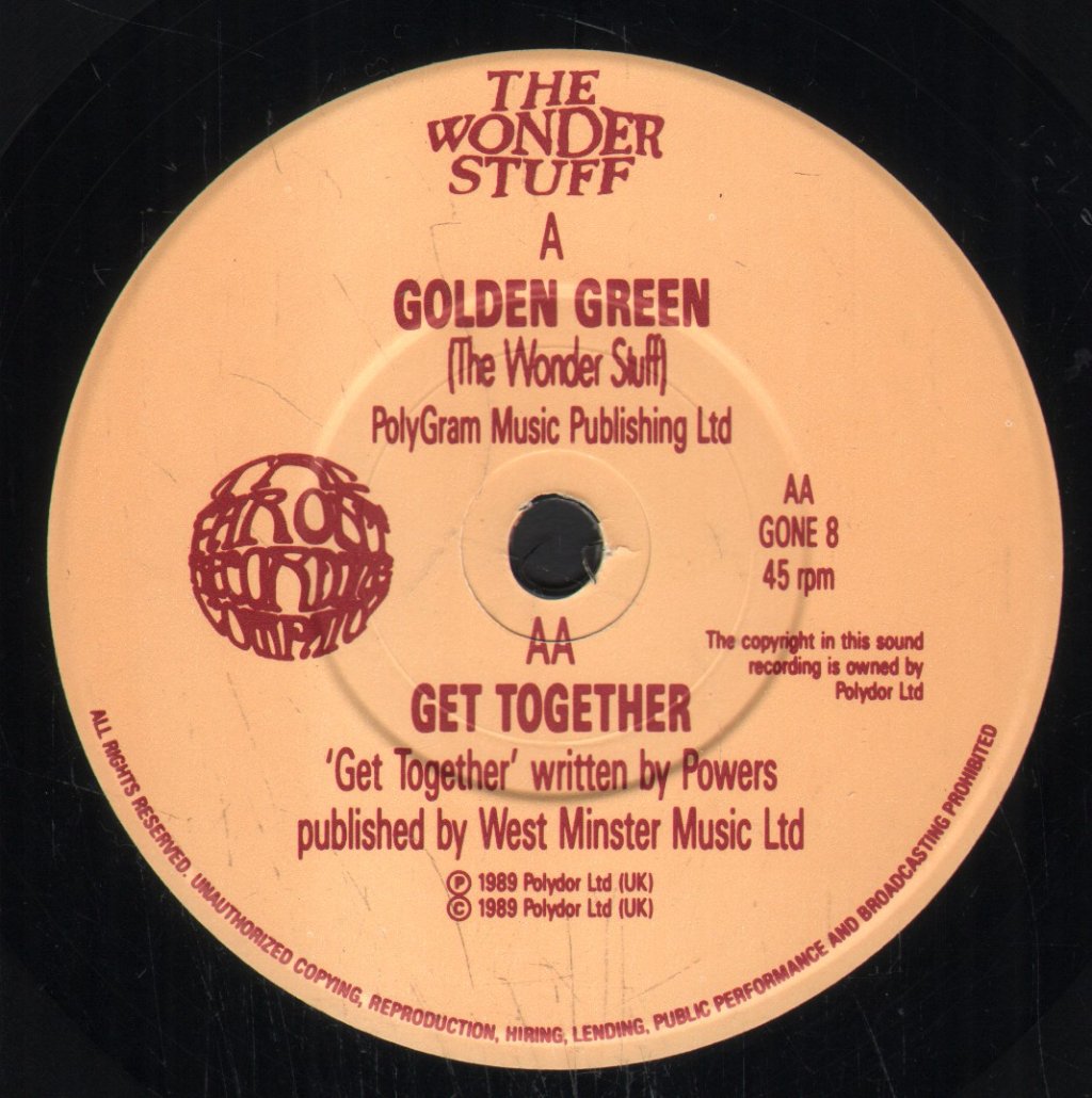 Wonder Stuff - Golden Green - 7 Inch