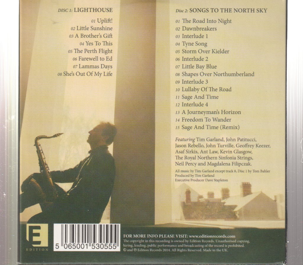 Tim Garland - Songs To The North Sky - Double Cd