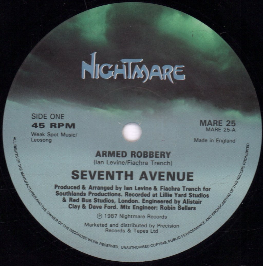Seventh Avenue (80'S Group) - Armed Robbery - 12 Inch