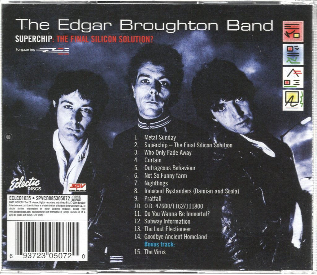 Edgar Broughton Band - Superchip: Final Silicon Solution - Cd