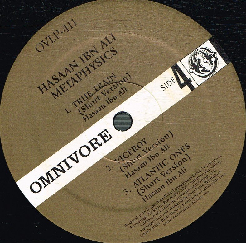 Hasaan Ibn Ali - Metaphysics: The Lost Atlantic Album - Double Lp