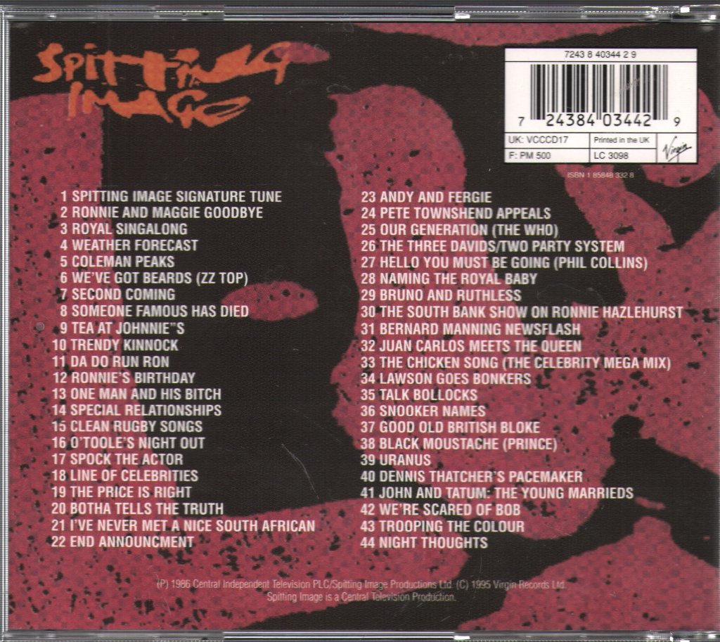 Spitting Image - Spit In Your Ear - Cd
