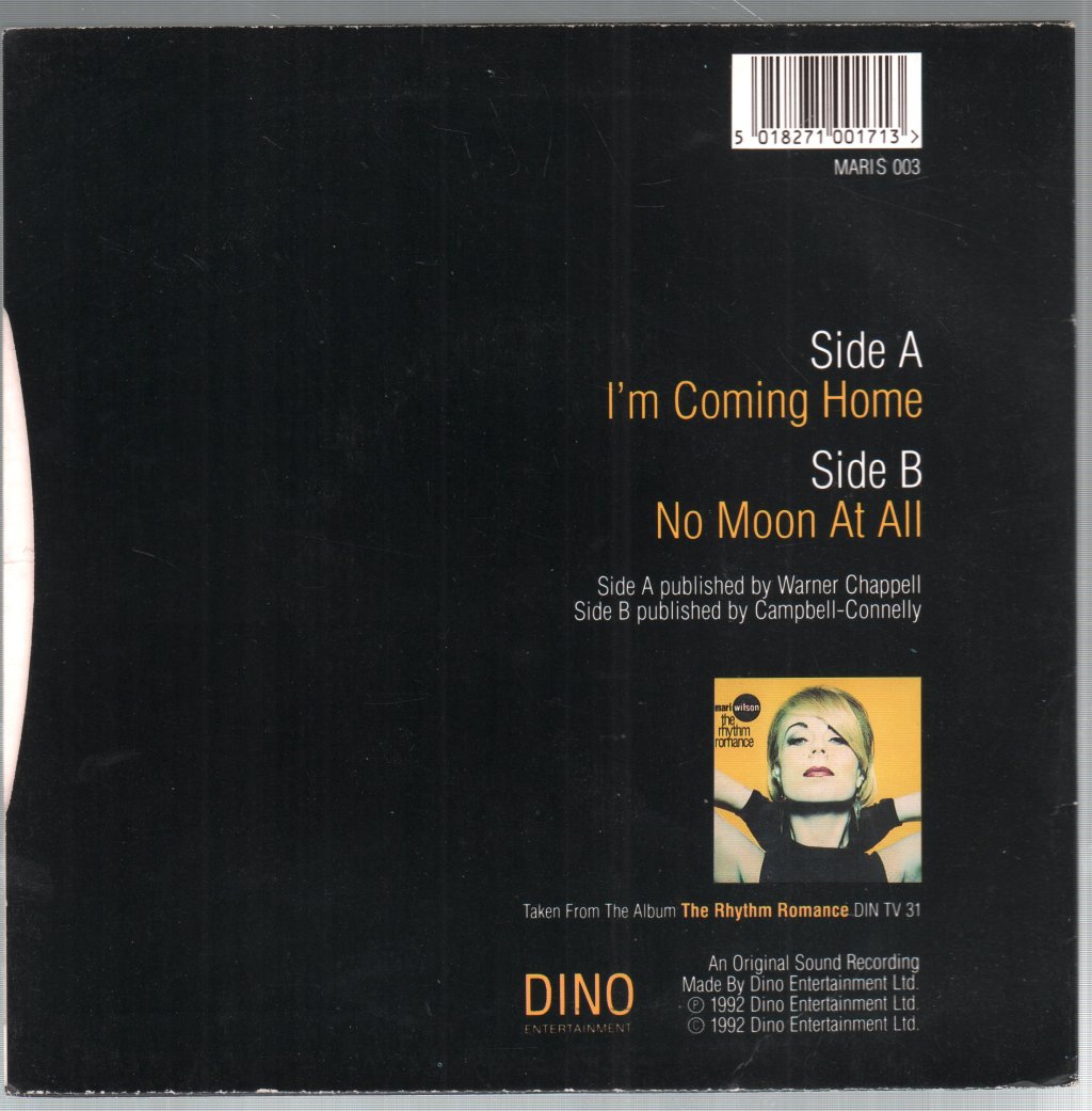 Mari Wilson - I'm Coming Home - 7 Inch