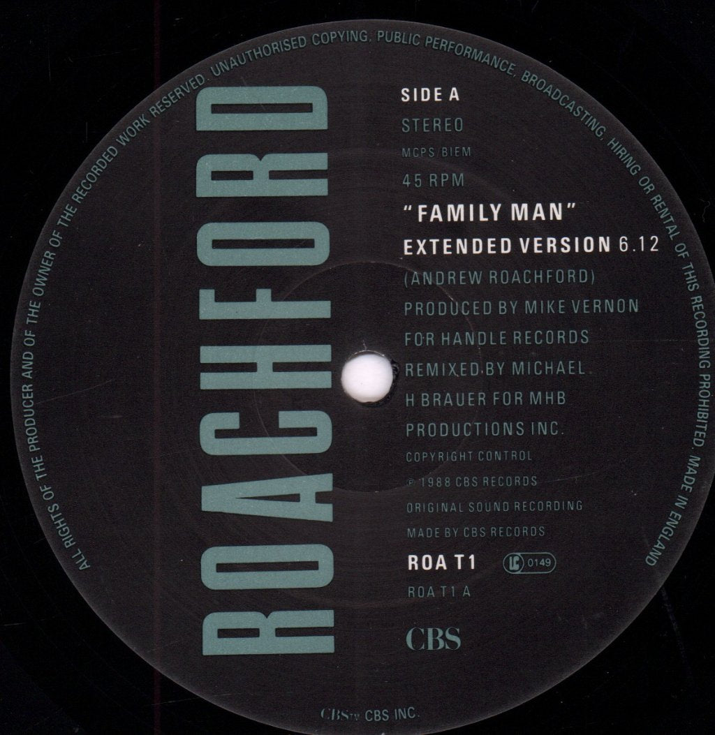 Roachford - Family Man - 12 Inch