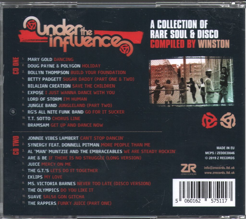 Various Artists - Under The Influence Volume Seven (A Collection Of Rare Soul & Disco) - Double Cd