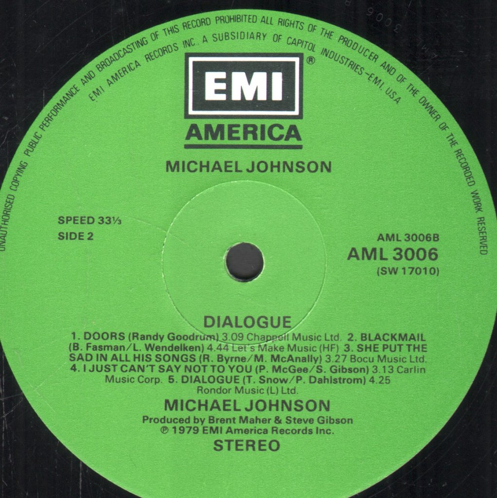 Michael Johnson - Dialogue - Lp