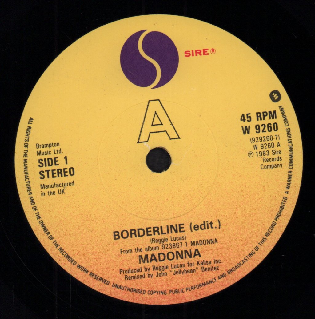 Madonna - Borderline - 7 Inch