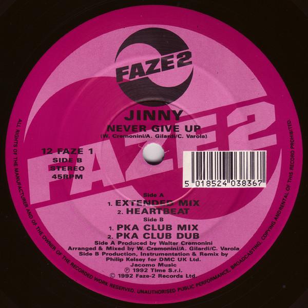 Jinny - Never Give Up - 12 Inch