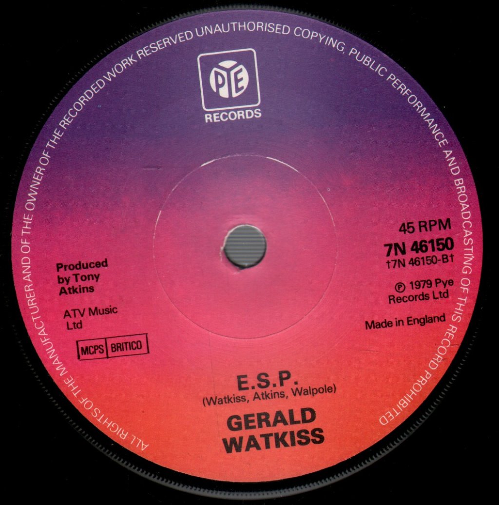 Gerald Watkiss - Johnny Can't Work Any Faster - 7 Inch