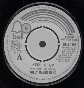 Gilly Mason Band - Keep It Up - 7 Inch