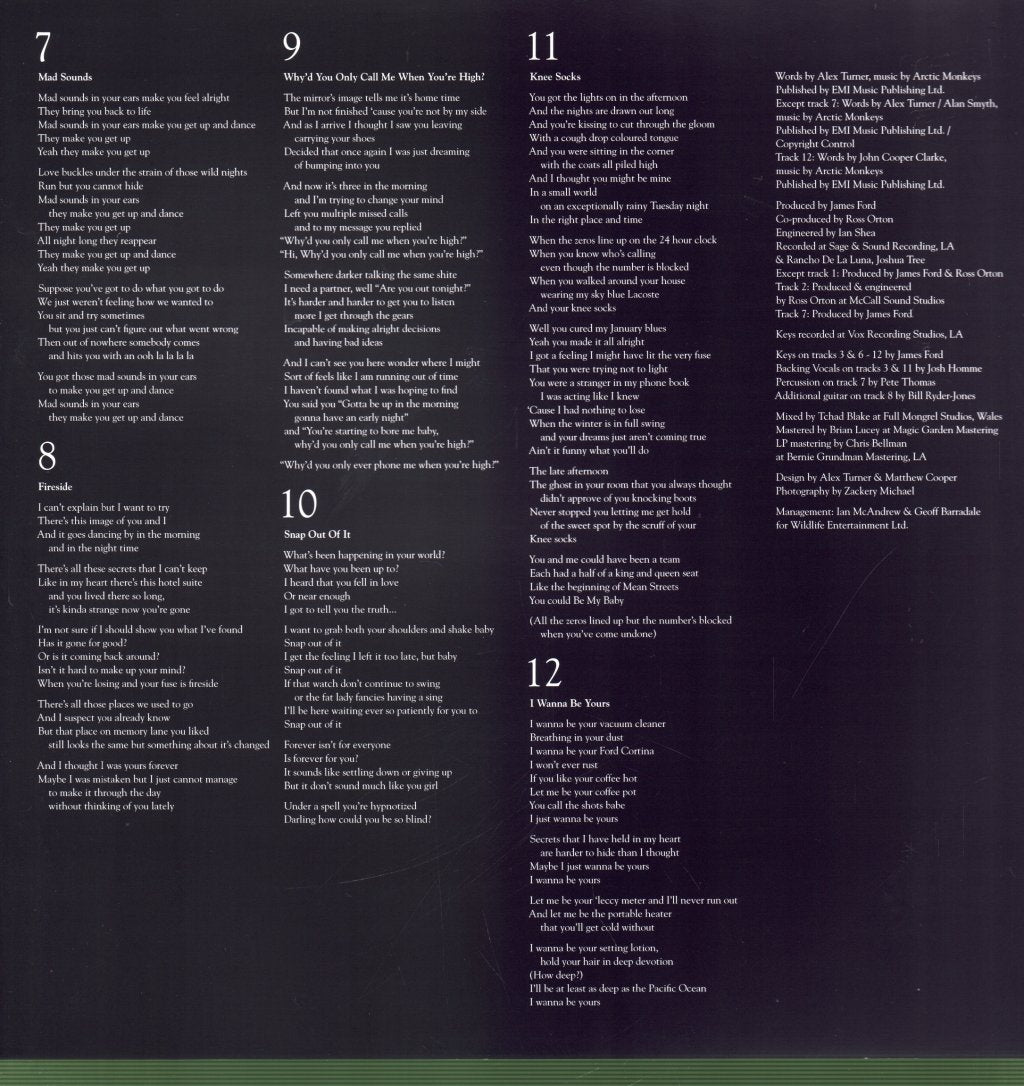Arctic Monkeys - AM - Lp