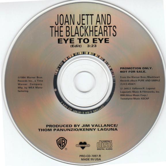 Joan Jett And The Blackhearts - Eye To Eye - Cd