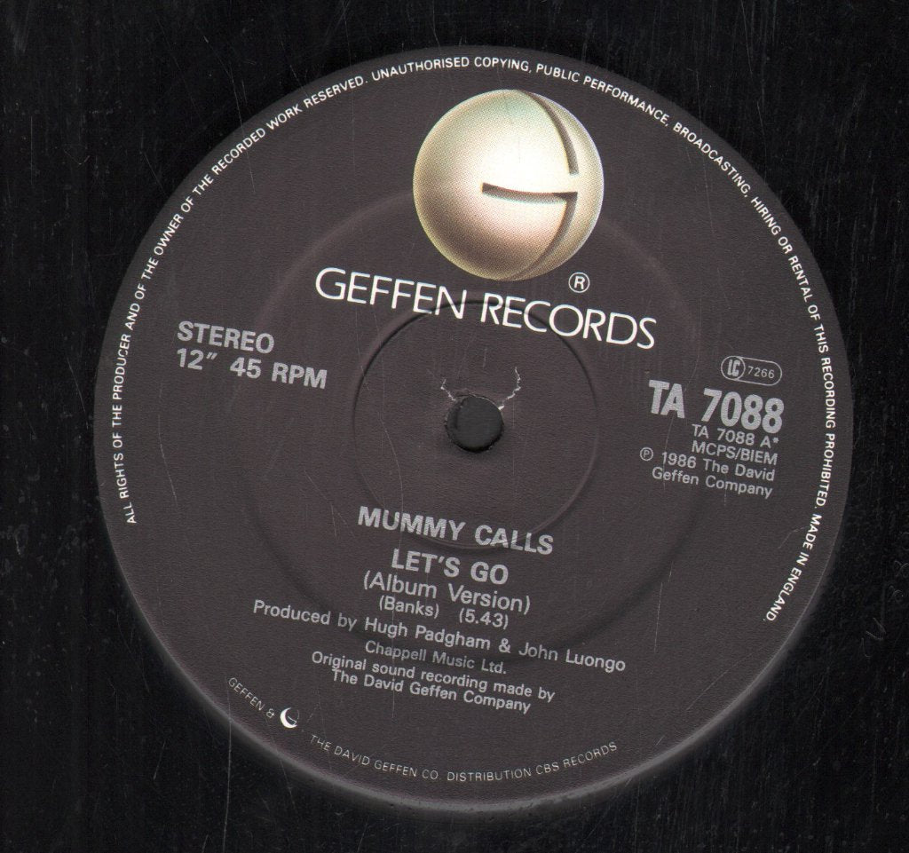 Mummy Calls - Let's Go - 12 Inch