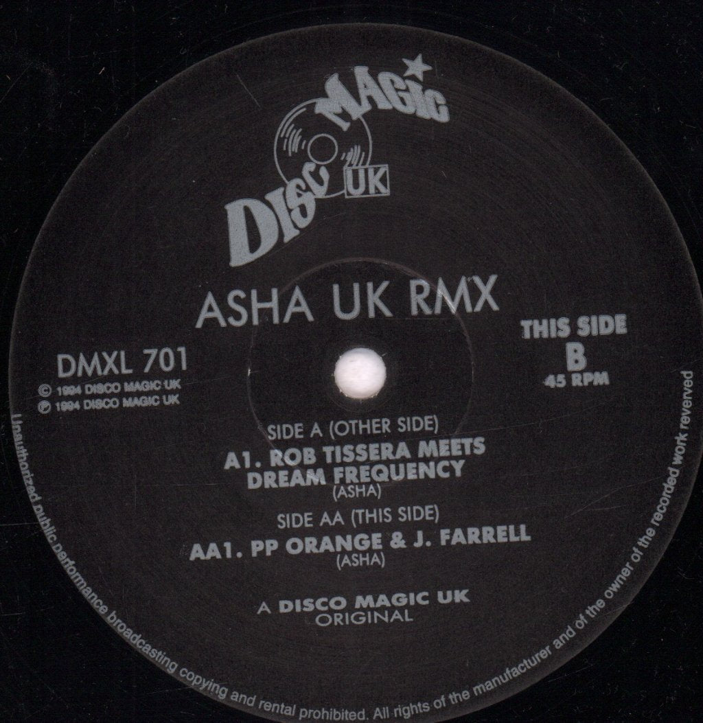A.S.H.A. - J.J. Tribute - 12 Inch