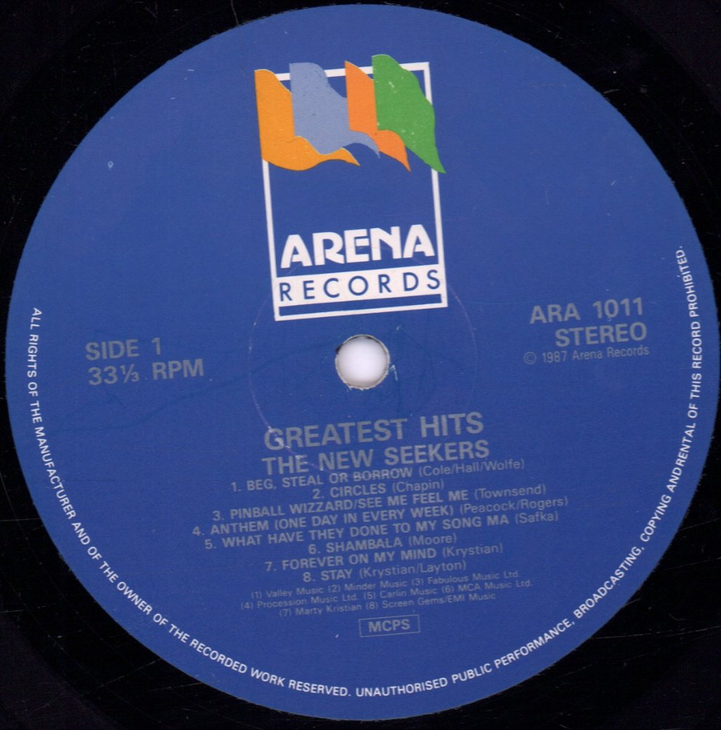 New Seekers - Greatest Hits - Lp