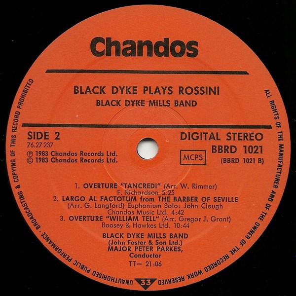 Black Dyke Mills Band - Black Dyke Plays Rossini - Lp
