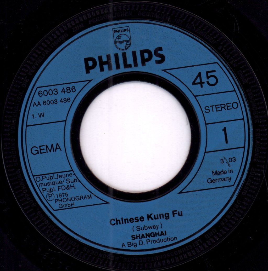 Shanghai (70'S Group) - Chinese Kung Fu - 7 Inch