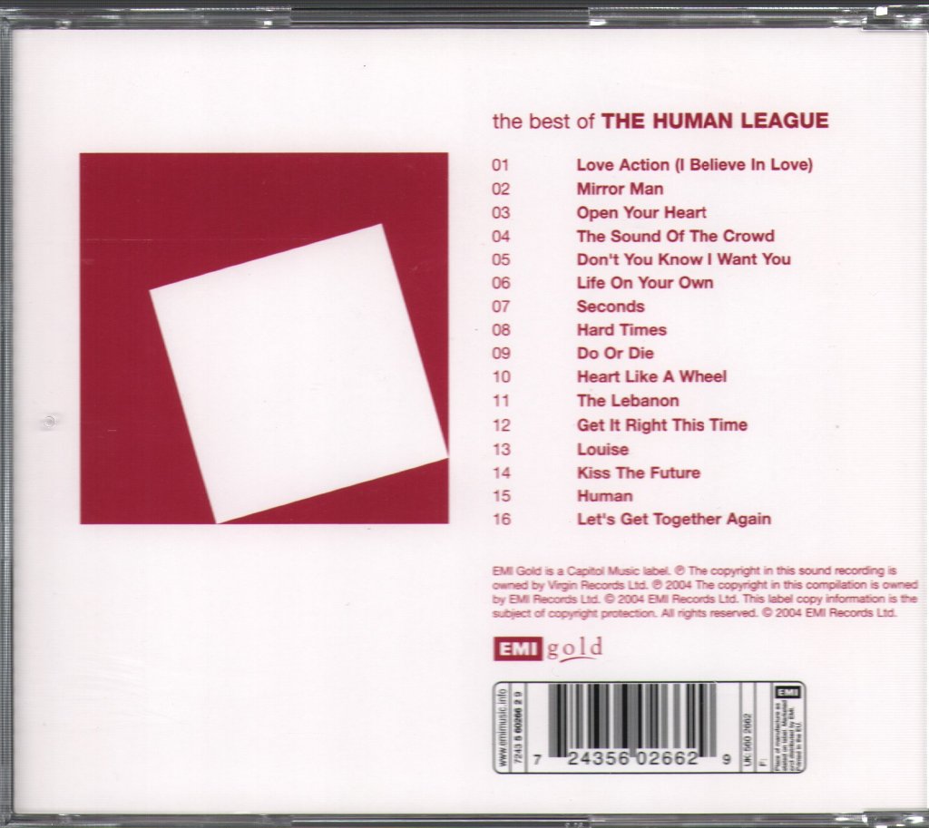 Human League - Best Of The Human League - Cd