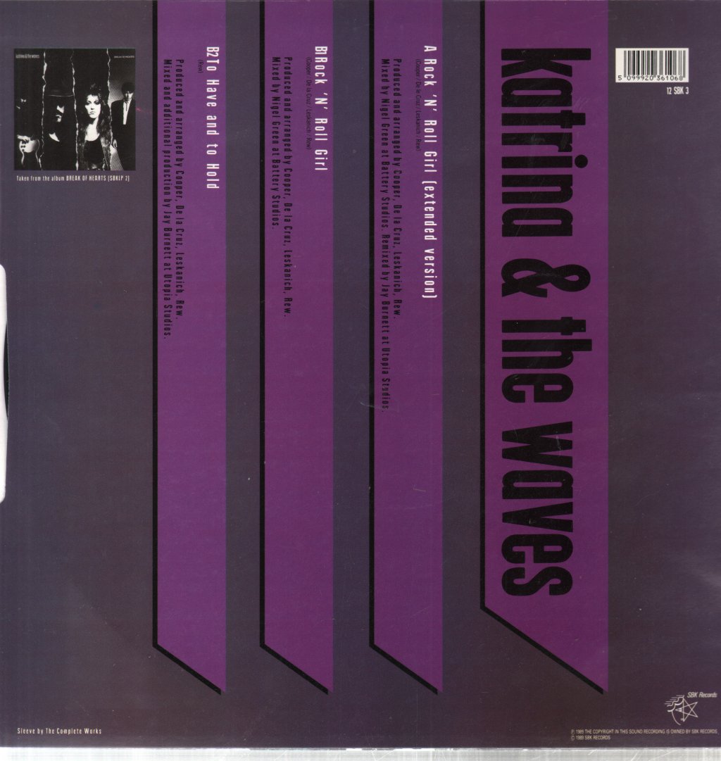 Katrina And The Waves - Rock N Roll Girl - 12 Inch