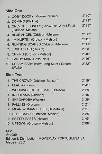 Roy Orbison - Wonderful World Of Roy Orbison (20 Golden Hits) - Cassette