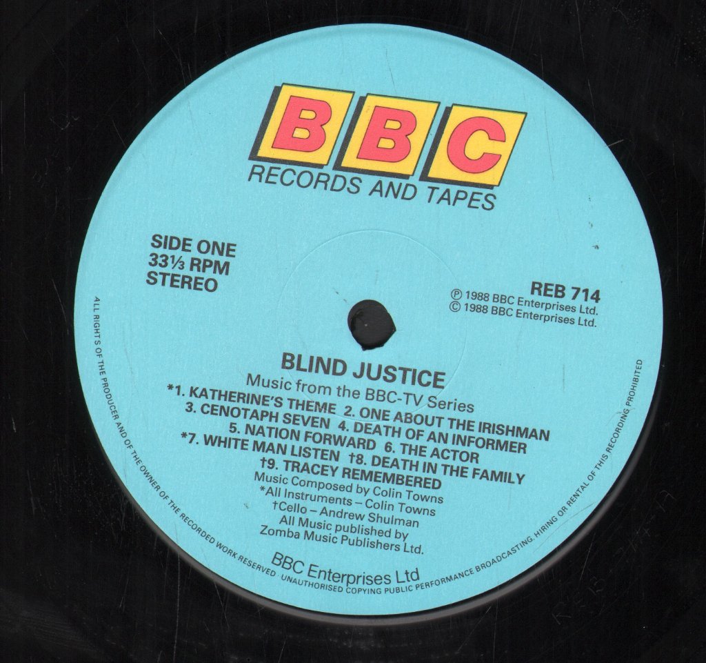 Colin Towns - Blind Justice - Lp