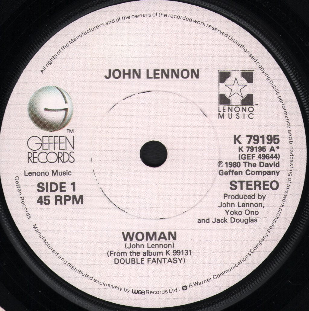 John Lennon - Woman - 7 Inch