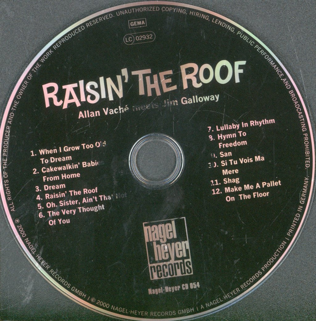 Jim Galloway - Raisin' The Roof - Cd