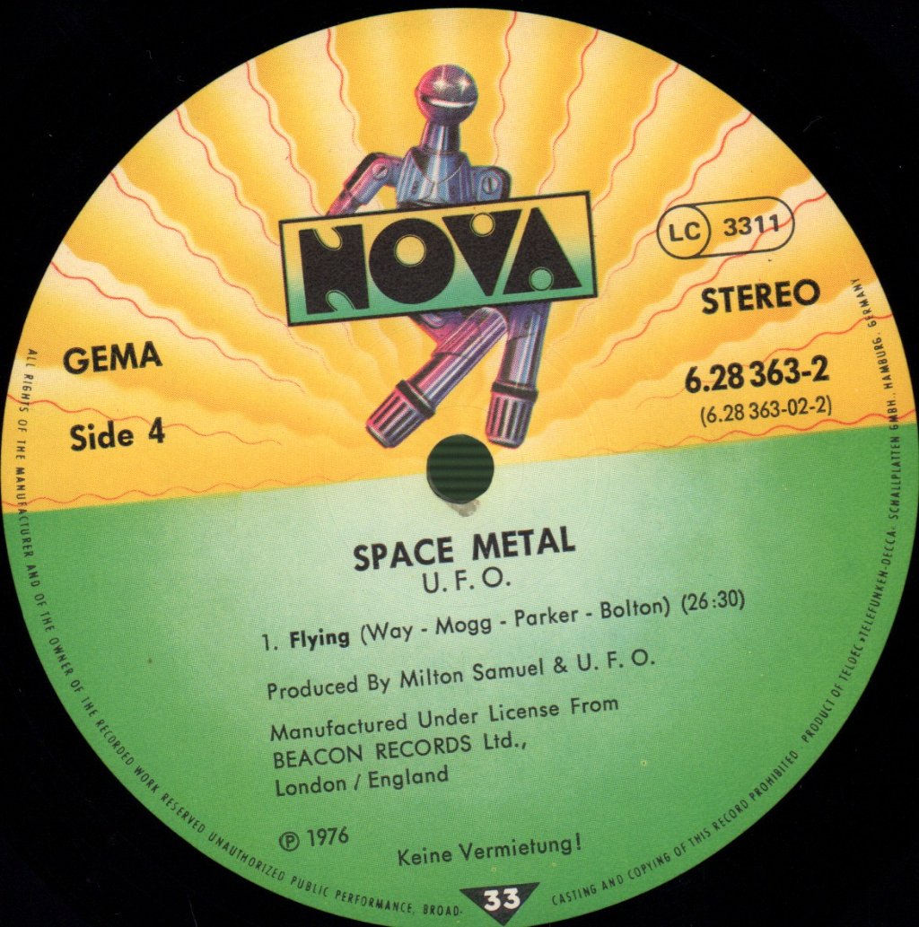 UFO - Space Metal - Double Lp