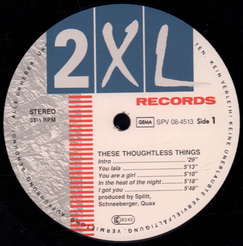 These Thoughtless Things - These Thoughtless Things - Lp