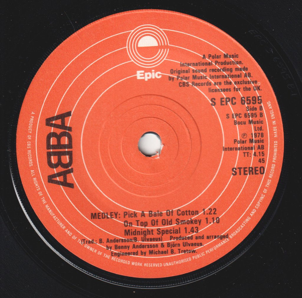 ABBA - Summer Night City - 7 Inch