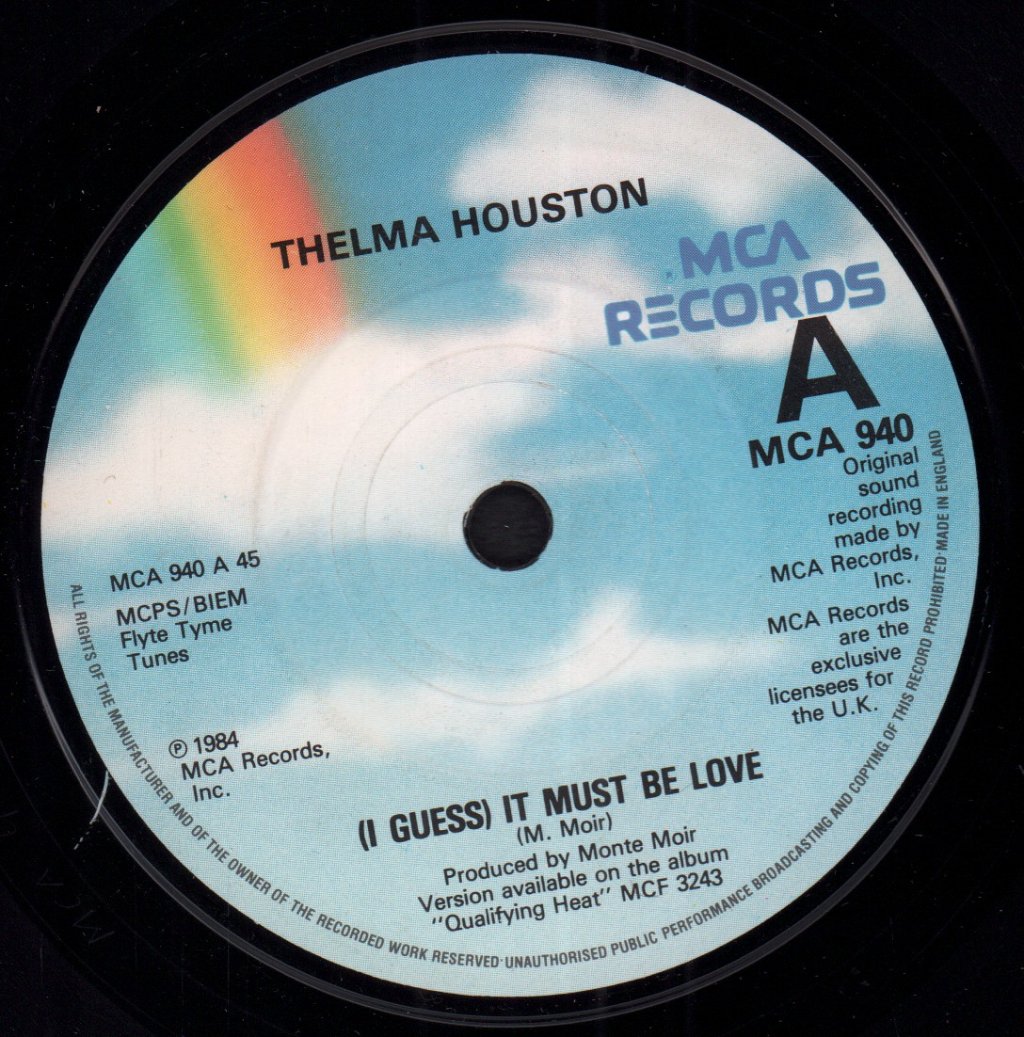 Thelma Houston - I Guess It Must Be Love - 7 Inch