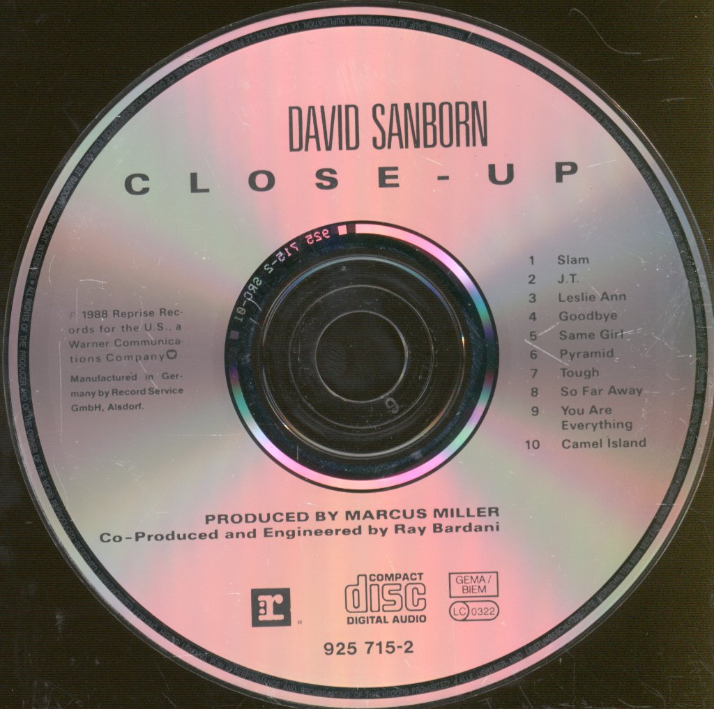 David Sanborn - Close-Up - Cd