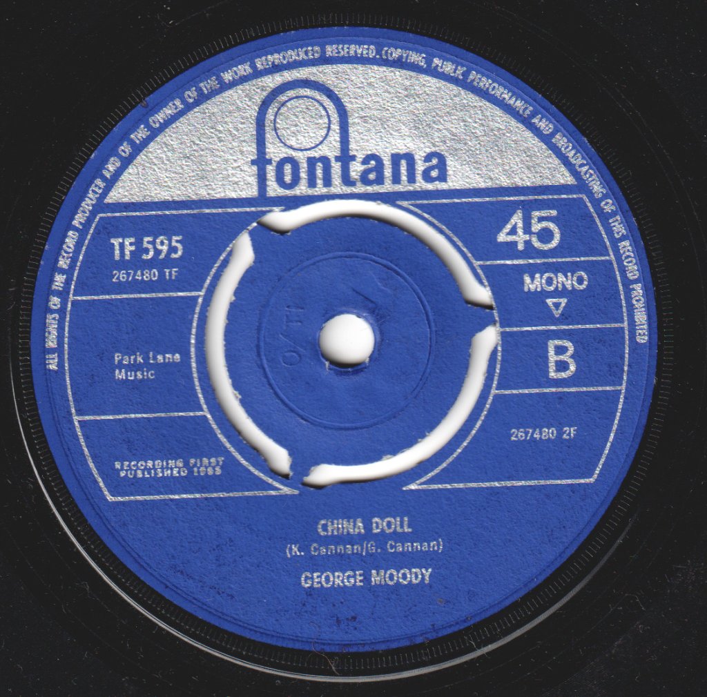 George Moody - Lock Up Your Memories - 7 Inch