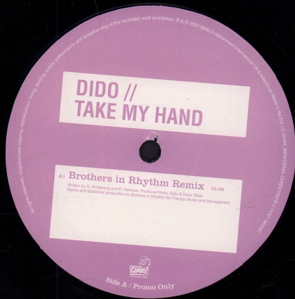Dido - Take My Hand - 12 Inch