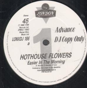 Hothouse Flowers - Easier In The Morning - 12 Inch