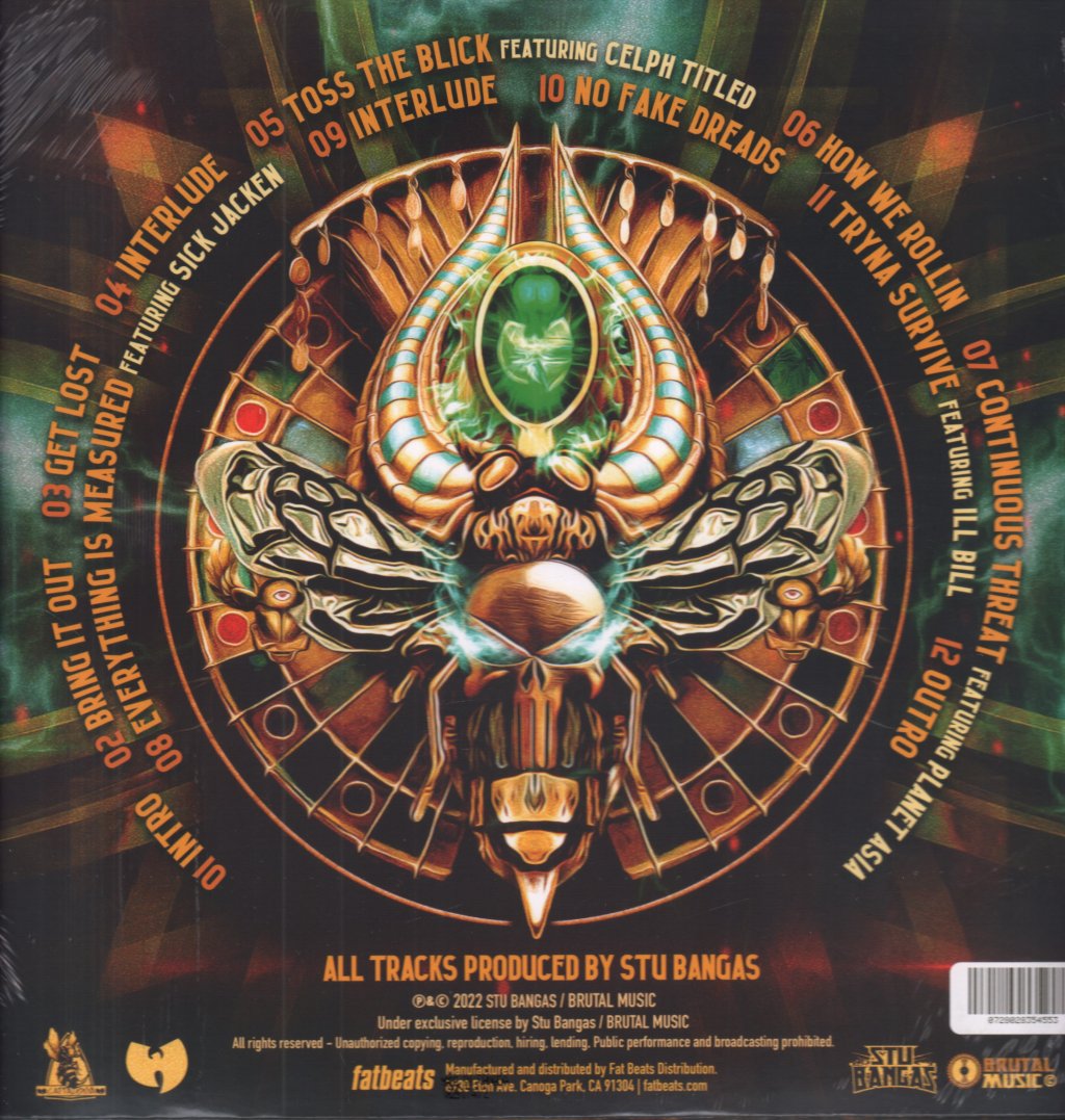 Cappadonna & Stu Bangas - 3rd Chamber Grail Bars - Lp