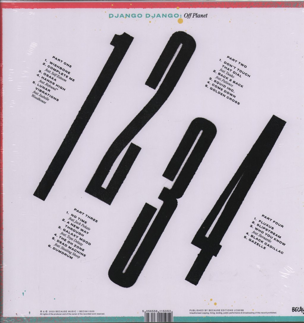 Django Django - Off Planet Parts 1-4 - Double Lp