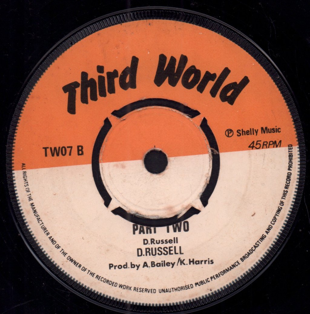 Devon Russell (d.russell) - Famine Time - 7 Inch