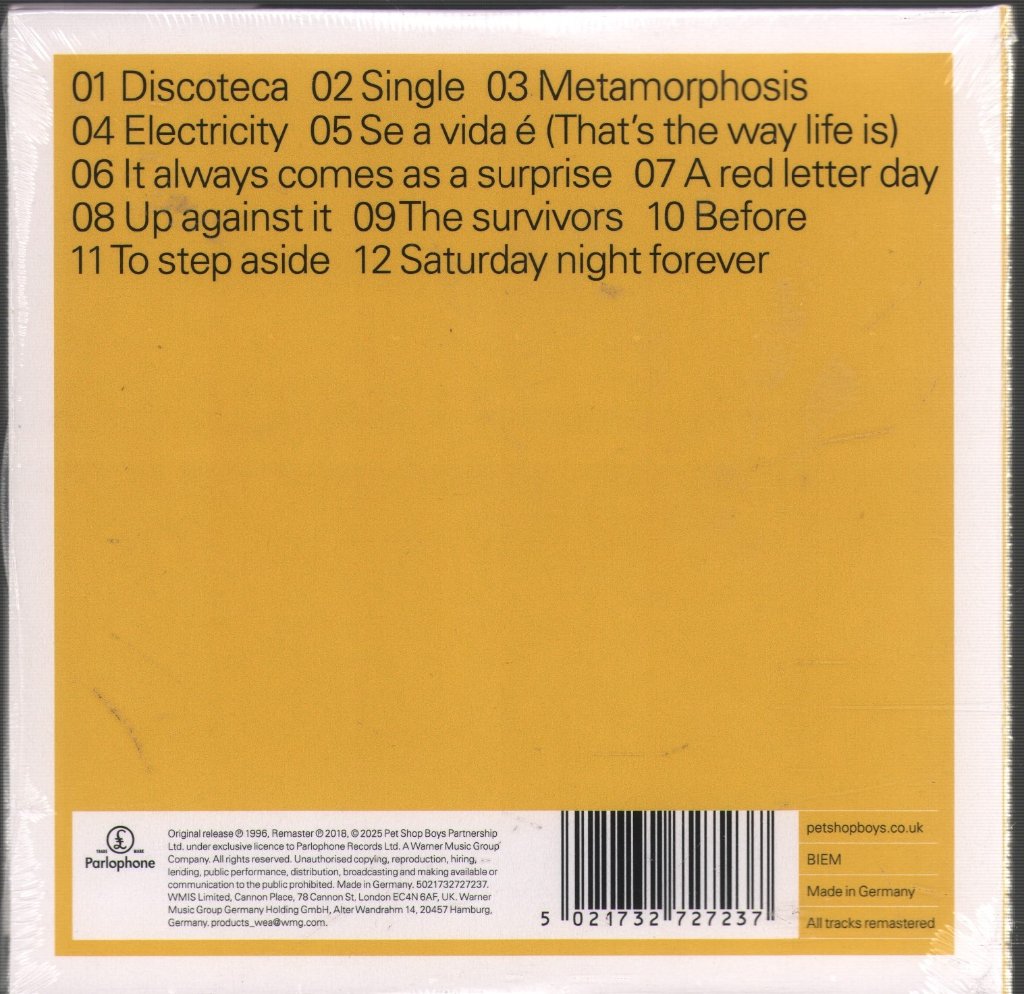 Pet Shop Boys - Bilingual - Cd