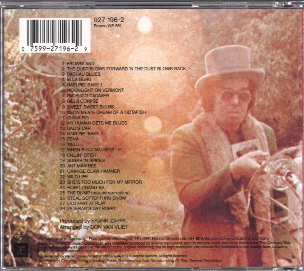 Captain Beefheart - Trout Mask Replica - Cd