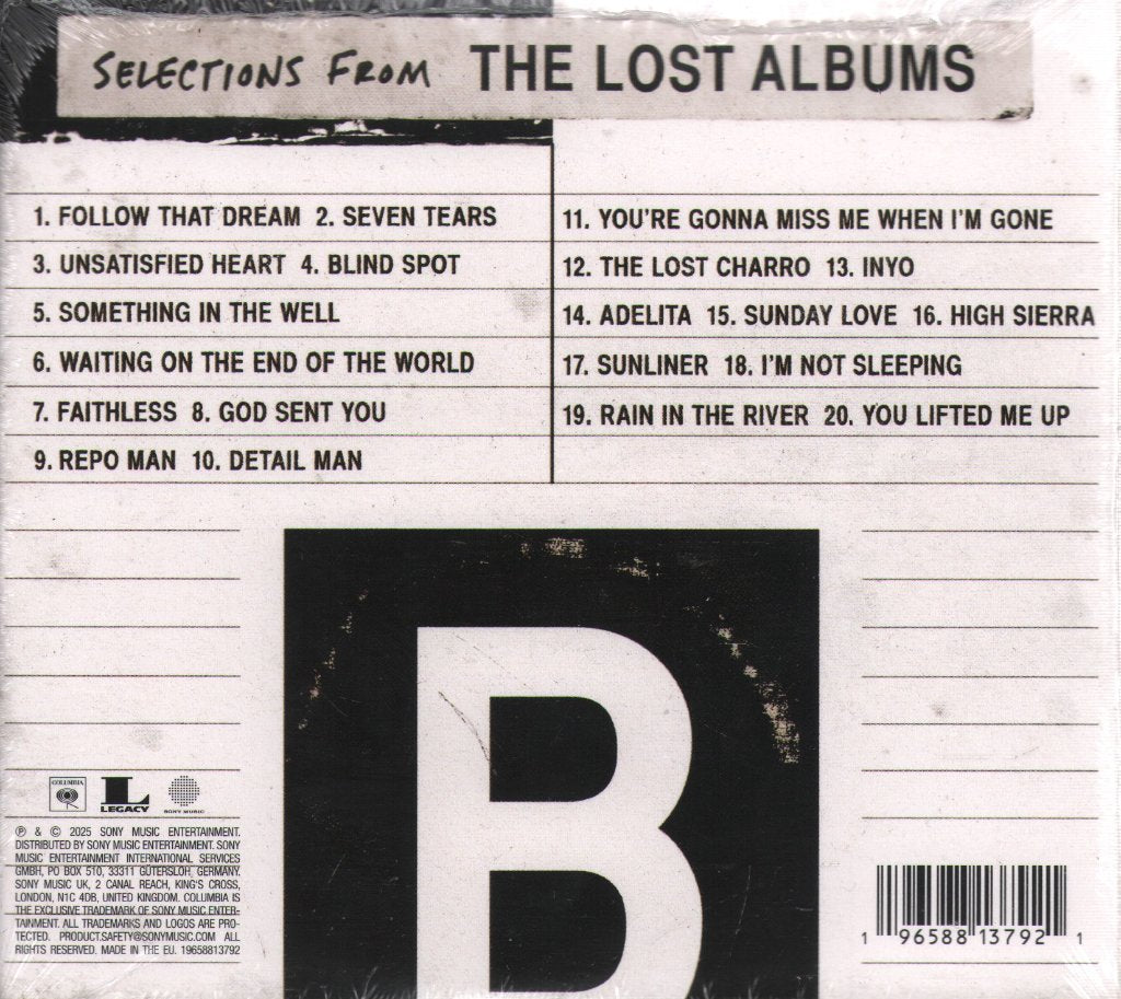 Bruce Springsteen - Lost And Found (Selections from the Lost Albums) - Cd