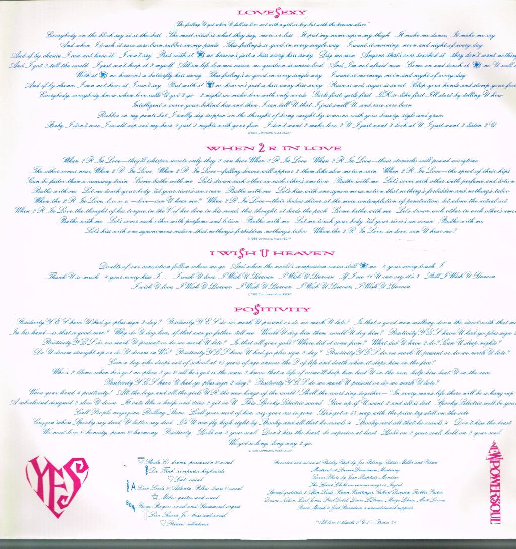 Prince - Lovesexy - Lp